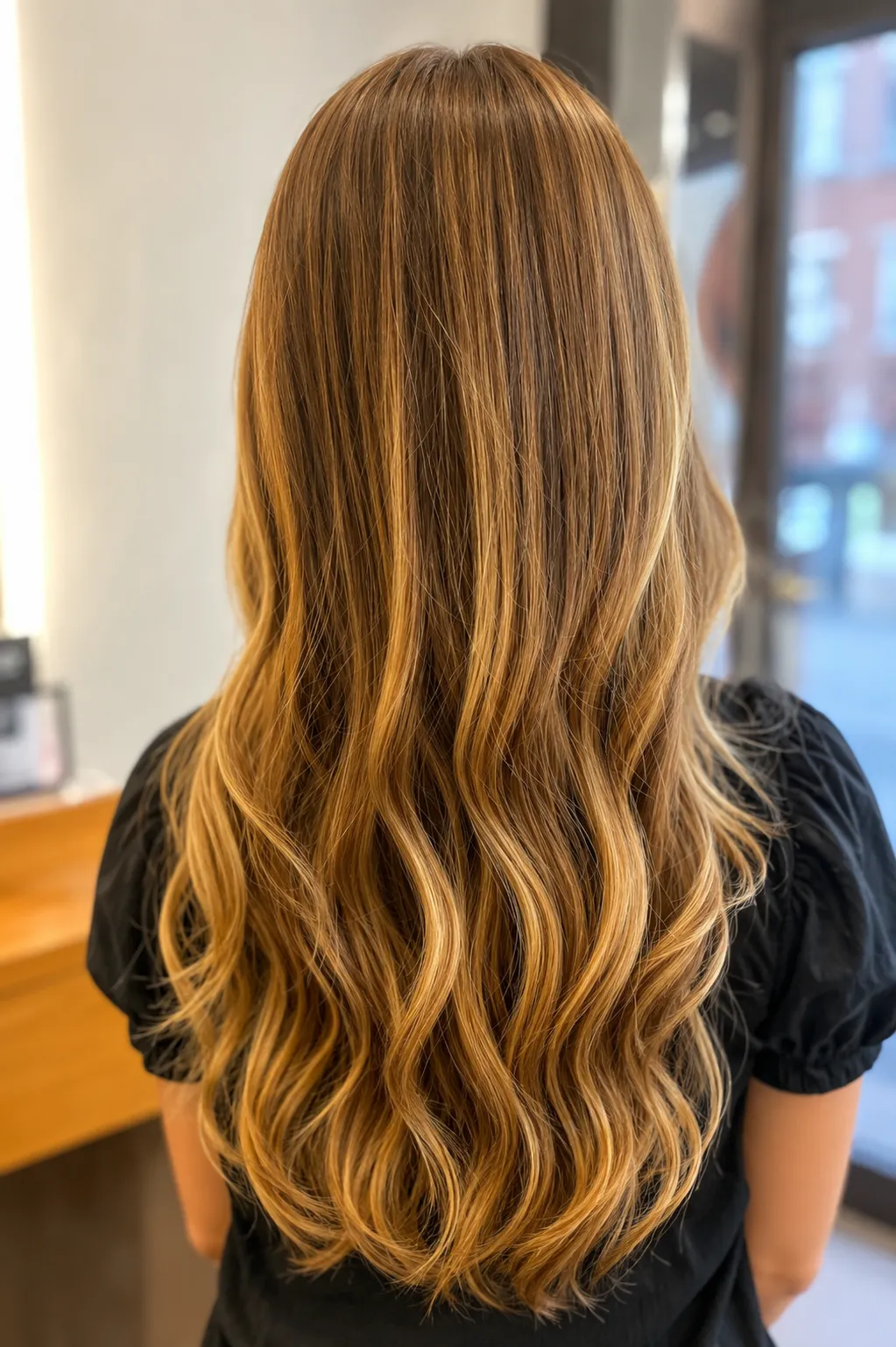 Réalisation coiffure : balayage